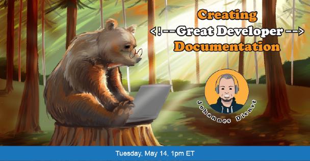 Banner for Creating Great Developer Documentation